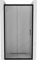 Ścianki i drzwi prysznicowe - Mexen Apia drzwi prysznicowe rozsuwane 150 cm, transparent, czarne - 845-150-000-70-00 - miniaturka - grafika 1