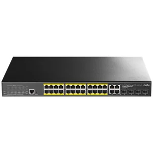 Switch CUDY GS2028PS4-400W Gigabit Ethernet, 33 porty, Funkcja PoE, Zarządzalny GS2028PS4-400W - Switche - miniaturka - grafika 1