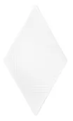 Płytki ceramiczne - Mozaika ceramiczna Rombic white  02 mat 11.5x20 cm - miniaturka - grafika 1