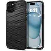 Etui i futerały do telefonów - Spigen Liquid Air do iPhone 15 matte black - miniaturka - grafika 1