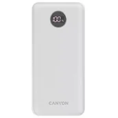Powerbanki - Canyon PB-2002 (biały) 20000mAh, QC, PD 20W - miniaturka - grafika 1