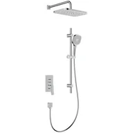 Zestawy prysznicowe - Zestaw prysznicowy podtynkowy KFA ARMATURA Malaga 4529-301-00 Chrom z deszczownicą - miniaturka - grafika 1