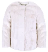 Płaszcze damskie - Ciepły, kremowy płaszczyk/futerko PRIMARK 11-12 lat 152 cm - miniaturka - grafika 1