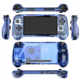 Konsola do gier ANBERNIC RG556, Android 13, 8GB RAM, pamięć dyskowa 128GB, streaming Moonlight - Przezroczysty niebieski - Konsole i gry retro - miniaturka - grafika 2