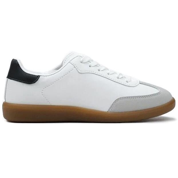 Buty Tenisówki Trampki W Stylu Retro Damskie Sportowe Biało Czarne Modne Stylowe Adidasy Wygodne Lekkie 38
