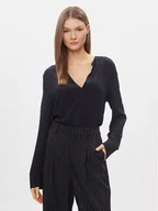 Bluzki damskie - Tommy Hilfiger Bluzka WW0WW40529 Granatowy Relaxed Fit - miniaturka - grafika 1
