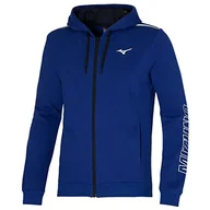 Kurtki męskie - Mizuno Męska kurtka treningowa Mizuno, sodalit niebieski, L - miniaturka - grafika 1