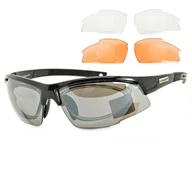 Okulary korekcyjne, oprawki, szkła - Okulary rowerowe z ramką korekcyjną i wymiennymi soczewkami GOGGLE E865-1R - miniaturka - grafika 1