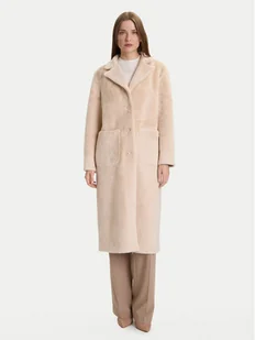 Rinascimento Płaszcz przejściowy CFC0122205003 Biały Regular Fit - Płaszcze damskie - miniaturka - grafika 1