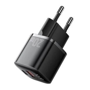 Ładowarka USB-C+USB-A 20W Essager GaN (czarna) - Ładowarki do telefonów - miniaturka - grafika 1