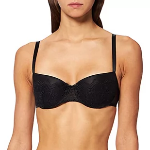 Passionata Damski biustonosz push-up Ge, Czarny (Schwarz 11), 70A - Biustonosze - miniaturka - grafika 1
