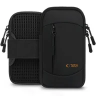 Etui i futerały do telefonów - Etui TECH-PROTECT M6 Universal Sport Armband Czarno-pomarańczowy - miniaturka - grafika 1