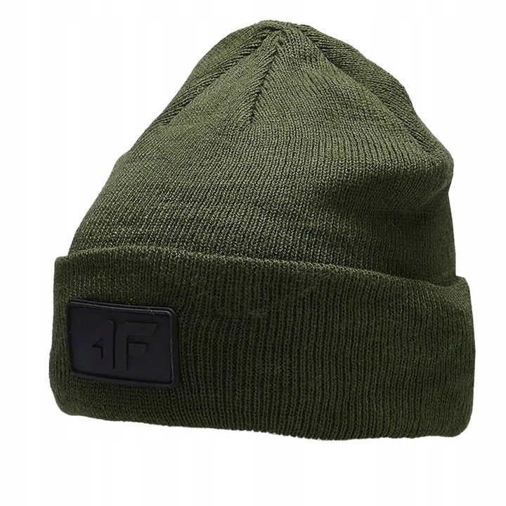 Czapka Zimowa Dziecięca 4F Beanie Jesienna Ciepła Sportowa M272 Khaki