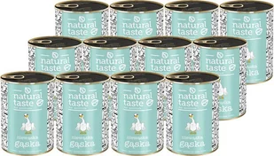 Dolina Noteci Natural Taste z gęsią 12x400g - Mokra karma dla kotów - miniaturka - grafika 1