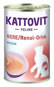 Mokra karma dla kotów - Kattovit Drink Niere/Renal kaczka 135ml puszka - miniaturka - grafika 1