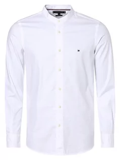 Koszule męskie - Tommy Hilfiger - Koszula męska z bardzo długim rękawem, biały - grafika 1