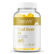 Witaminy i minerały dla sportowców - Ostrovit COD LIVER OIL 60kaps - miniaturka - grafika 1