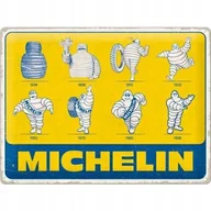 Akcesoria motoryzacyjne - Tablica szyld MICHELIN TYRES LOGO EVOLUTION plakat metal 30x40 - miniaturka - grafika 1