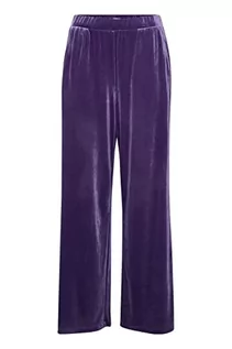 Spodnie damskie - ICHI Spodnie damskie IHLAVANNY PA2, 193750/Violet Indigo, M - grafika 1