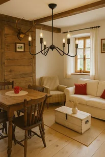 Lampa sufitowa wisząca Pająk 6-ramienna czarna styl loft / industrialny - Lampy sufitowe - miniaturka - grafika 1