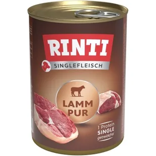 RINTI Singlefleisch 12 x 400 g Czysta Jagnięcina - Mokra karma dla psów - miniaturka - grafika 1