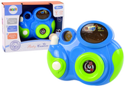 Zabawki interaktywne dla dzieci - Interaktywny Aparat Fotograficzny Dla Malucha Światło Dźwięk Niebieski - miniaturka - grafika 1