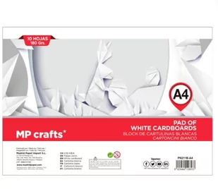Blok Techniczny Biały A4 10 Kartek Mp Colors - Podobrazia, bloki, papiery - miniaturka - grafika 1