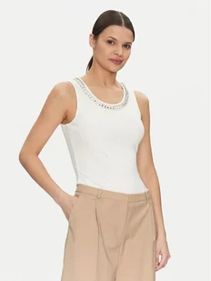 Guess Top 5RGP23 6299A Biały Regular Fit - Koszulki i topy damskie - miniaturka - grafika 1