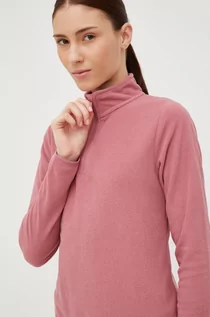 Bluzy damskie - Outhorn bluza sportowa damska kolor różowy gładka - grafika 1