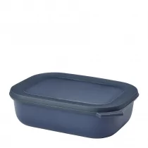 Mepal Mepal Cirqula Oblong Nordic Denim 1 L Granatowa Miska Kuchenna Plastikowa Z Pokrywką - Miski i półmiski - miniaturka - grafika 1
