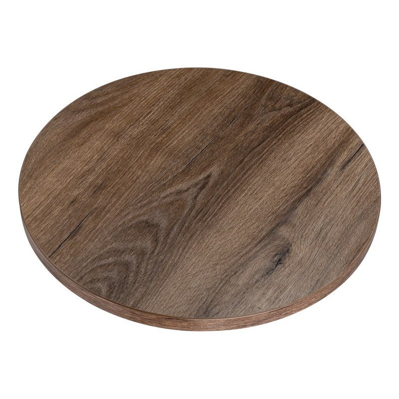 Kolm Blat Laminowany Dąb Czekoladowy Okrągły Fi 50 Cm Do Biurka, Stołu, Stolika