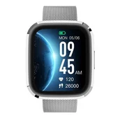 Smartwatch - Garett GRC Style Srebrny Stalowy - miniaturka - grafika 1