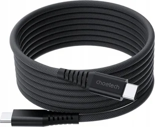 Kabel USB Choetech USB-C - USB-C 1.8 m Srebrny (XCC-1051) - Kable USB Kabel USB Choetech USB-C - USB-C 1.8 m Srebrny (XCC-1051) - Kable USB - miniaturka - grafika 1