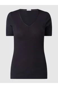 T-shirt z bawełny model Cotton Seamless - Hanro - Koszulki i topy damskie - miniaturka - grafika 1