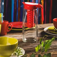 Dzbanki i imbryki - DZBANEK FIESTA Z WKŁADEM NA LÓD OWOCE CZERWONY 1,5 - miniaturka - grafika 1