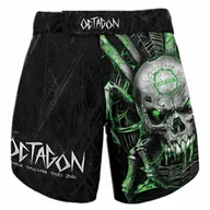 Spodnie sportowe męskie - Octagon Spodenki Szorty MMA Spiderskull - miniaturka - grafika 1