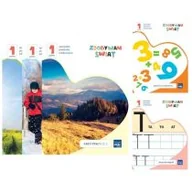 Podręczniki dla szkół podstawowych - Zdobywam świat. Karty pracy cz.1-3 Poziom 1 - miniaturka - grafika 1