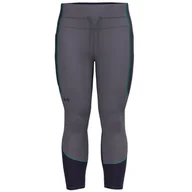 Legginsy - Under Armour HG Armour 6M Ankle Leg Block 1370067-530 damskie legginsy szare - miniaturka - grafika 1
