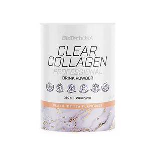 BioTech USA Clear Collagen - 350g - Peach Ice Tea - Regeneratory Stawów - Ochrona stawów - miniaturka - grafika 1