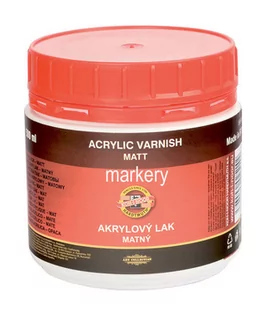 Koh-I-Noor Verniks Akrylowy Matowy 500ml - Kredki, ołówki, pastele i pisaki - miniaturka - grafika 1