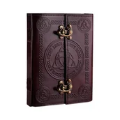 Zeszyty szkolne - notes/zeszyt w skórzanej oprawie TRISKELE - miniaturka - grafika 1