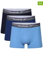 Majtki męskie - Reebok Bokserki (3 pary) "Fennec" w kolorze granatowym, niebieskim i błękitnym - miniaturka - grafika 1