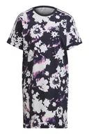 Sukienki - Sukienka damska Adidas Tee Dress oversize w kwiaty-XXS - miniaturka - grafika 1