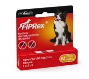 Artykuły przeciw pasożytom - Vet-Agro Fiprex M - preparat spot-on na pchły, kleszcze i wszy dla psów o wadze od 10 do 20 kg - miniaturka - grafika 1