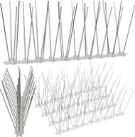 Zwalczanie i odstraszanie szkodników - Heckermann Metalowe kolce na ptaki  BS-07 odstraszające gołębie - miniaturka - grafika 1