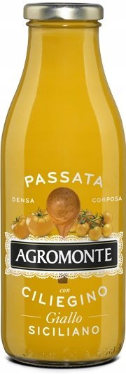 Agromonte Ciliegino passata żółte pomidory 520g