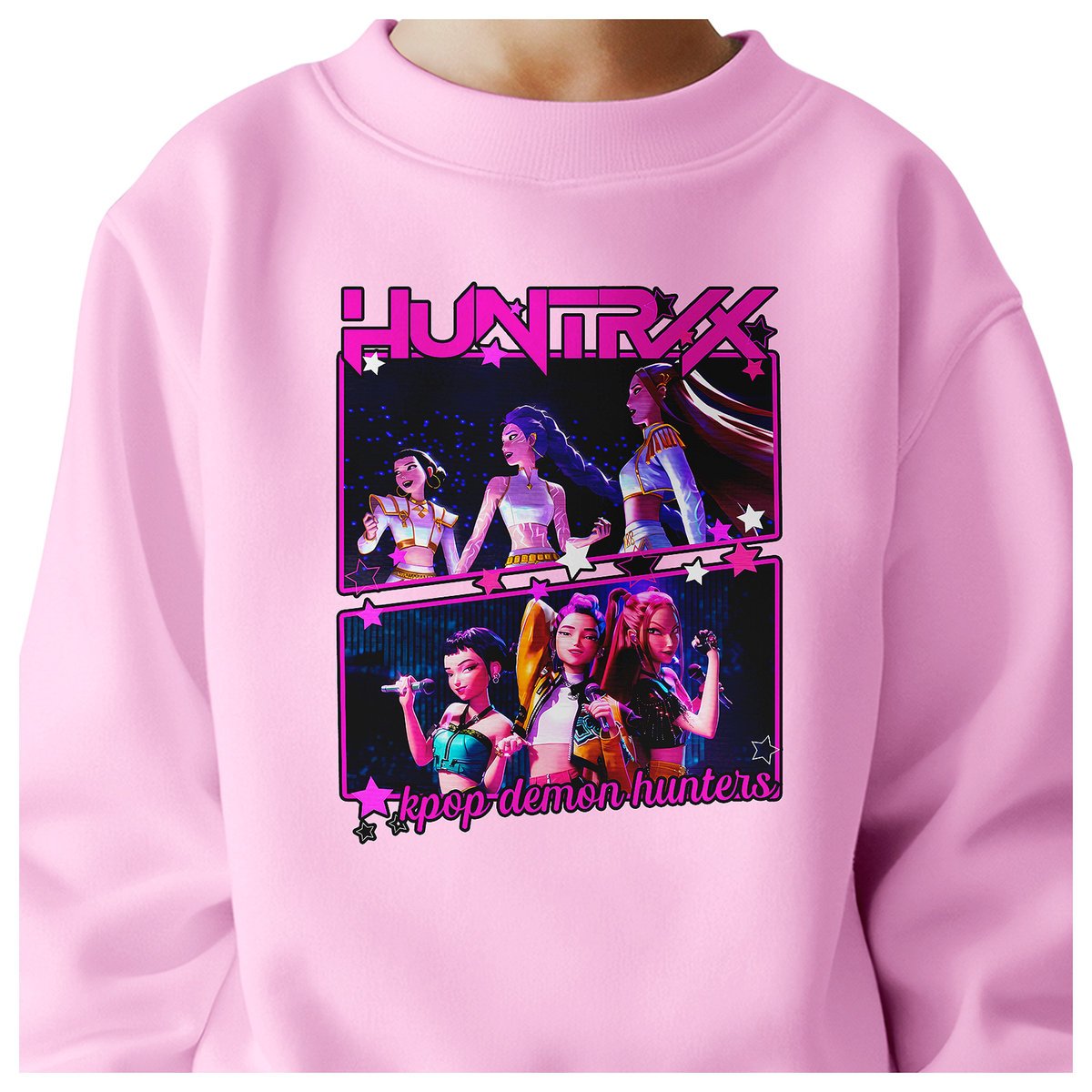 BLUZA DZIECIĘCA KPOP DEMON HUNTERS HUNTRIX 146-152 BAWEŁNIANA JAKOŚĆ