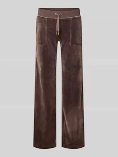 Spodnie dresowe z elastycznym pasem model ‘Layla’ - Spodnie damskie - miniaturka - grafika 1