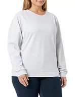 Bluzy damskie - VERO MODA Damska bluza Vmoctavia Ls Sweat Noos, jasnoszary melanż/szczegóły: nowy Lgm, S - miniaturka - grafika 1