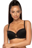 Biustonosze - Mat Lindsay 0203/11 czarny biustonosz push-up - miniaturka - grafika 1